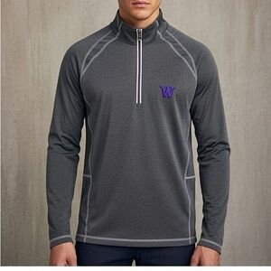 Tommy Bahama Men’s 1/4 Zip Island Pulllover University of Washington Medium